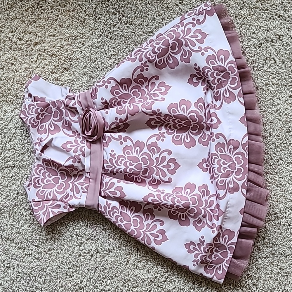 GAP Lavender Floral Dress Sz: 12-18mths